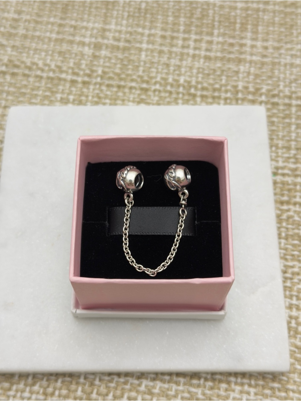 NEW - Authentic Pandora βFamily Foreverβ Safety Chain